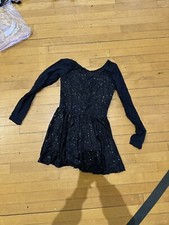 Black Sequined Dress for Color Guard or Ballet