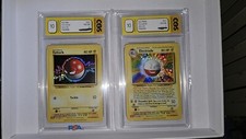 Pokemon, 151, Prima Generazione Classic Pokemon Voltorb/Electrode Graded 10 