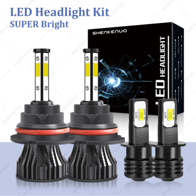 For Eagle Vision 1993-1997 6000K LED Headlight High/Low + Fog Lights Bulbs Combo