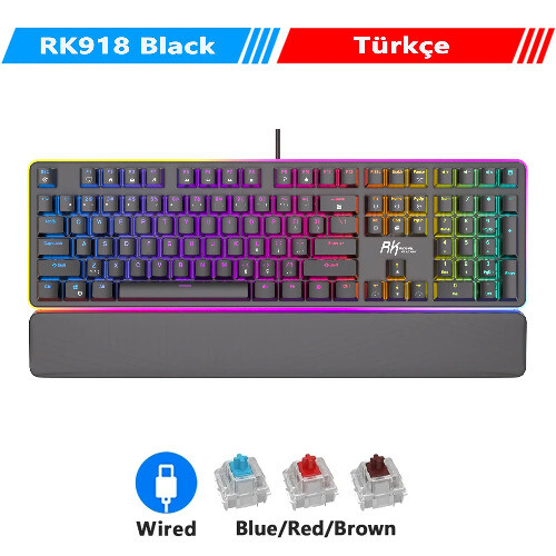 Wired Mechanical Keyboard 108 Keys 100% RGB Backlit Gaming Keyboard - Picture 21 of 24