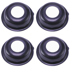 LETAOSK Vergaser-Membranen Set – 4 Stück, Schwarzer Gummi, Für Yamaha XJ650 (1980) & XJ750 (1981-1983)
