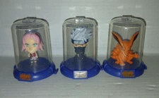 Domez Naruto Shippuden Collectible Mini Figures 2007 Lot Of 3