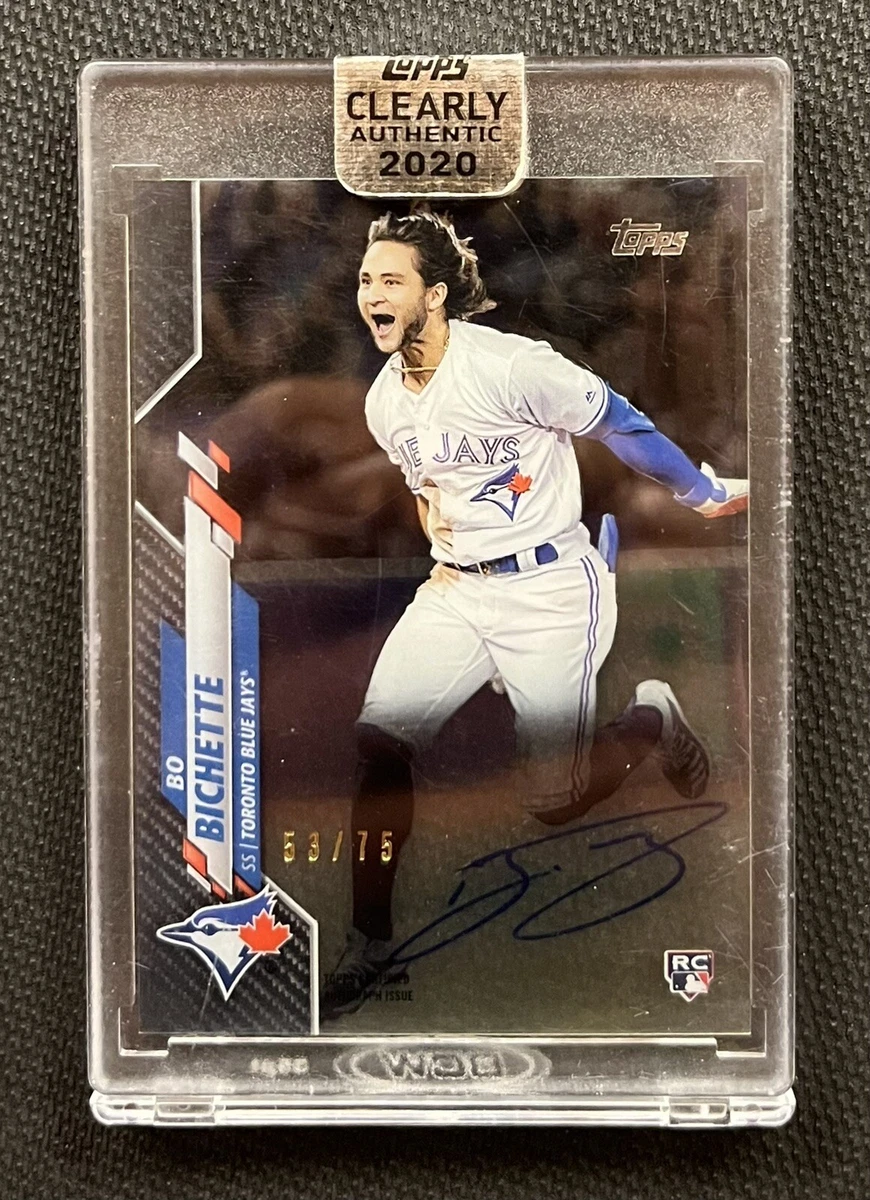 2020 Topps Clearly Authentic Autographs - Bo Bichette #CCA-BO for