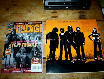 STEPPENWOLF Best Of LP w/ Born to Be Wild, Magic Carpet PLUS 2022 SHINDIG magz.