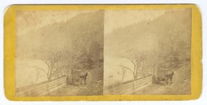 D1106~ PENNSYLVANIA – c.1870s Schuylkill River Below Lancaster Bridge Stereoview