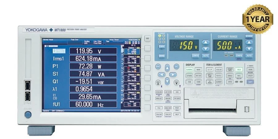 Analizador de potencia de precisión de alto rendimiento Yokogawa WT1800 WT-1800