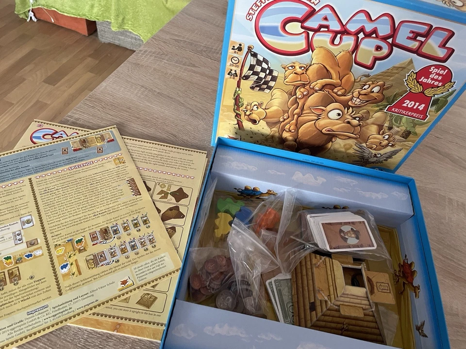 Camel Cup Pegasus Gesellschaftsspiel ,Spiel des Jahres 2014,Vollständig! - Bild 3 von 3