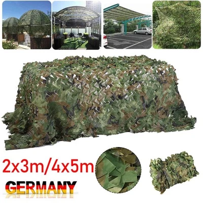 ISWEES Tarnnetz Flecktarn Bundeswehr Armee Netz Tarnung Jagd Outdoor Dekonetz Camping