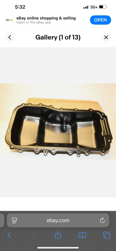 NEW in BOX Dorman 264-205 Engine Oil Pan Dodge Chrysler 3.3L, 3.8L V6 W/O SENSOR - Image 2 of 2
