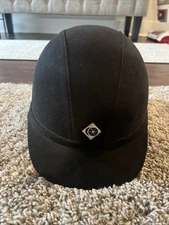 Charles Owen Wellington Professional Riding Helmet -Size 7/57 Black