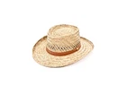 Dorfman Pacific Gambler Kangaroo Badge Straw Hat 383