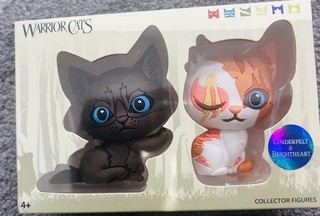 Warrior Cats Series 2 Collector Figures Cinderpelt & Brightheart Boxed