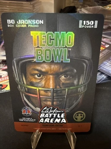 2026 Bo Jackson Battle Arena Tecmo Bowl National NSCC Box Cover Promo Alt Art