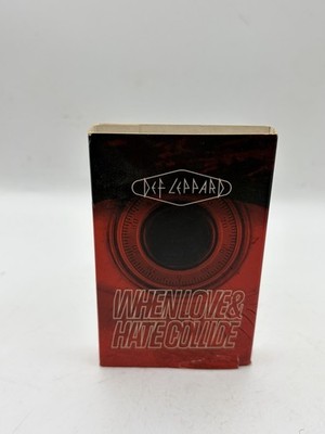 Def Leppard When Love And Hate Collide Cassette Tape Single Rare