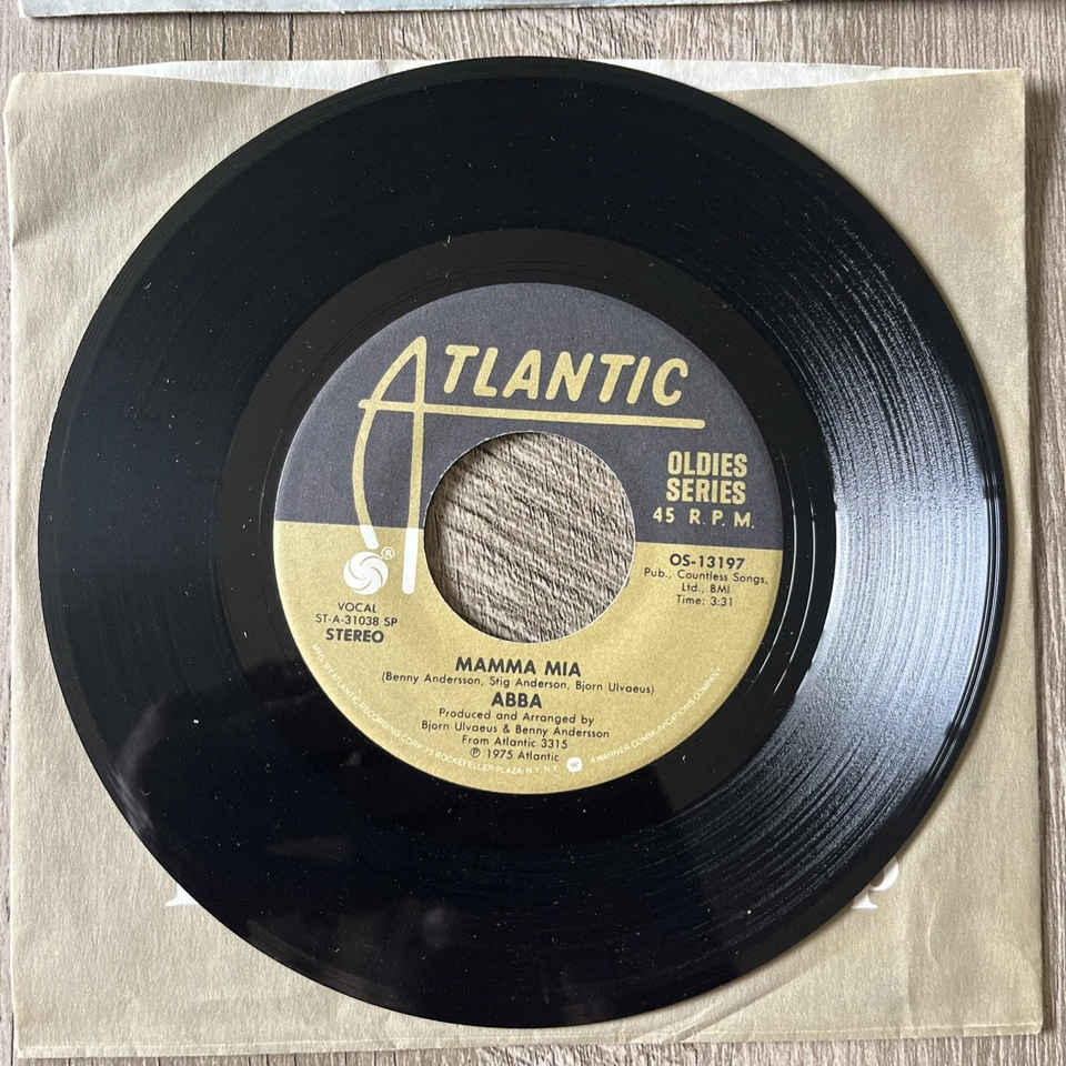 ABBA - Mamma Mia / I Do, I Do, I Do, I Do, I Do ATLANTIC 7" 45 rpm single NM - Image 2 of 4