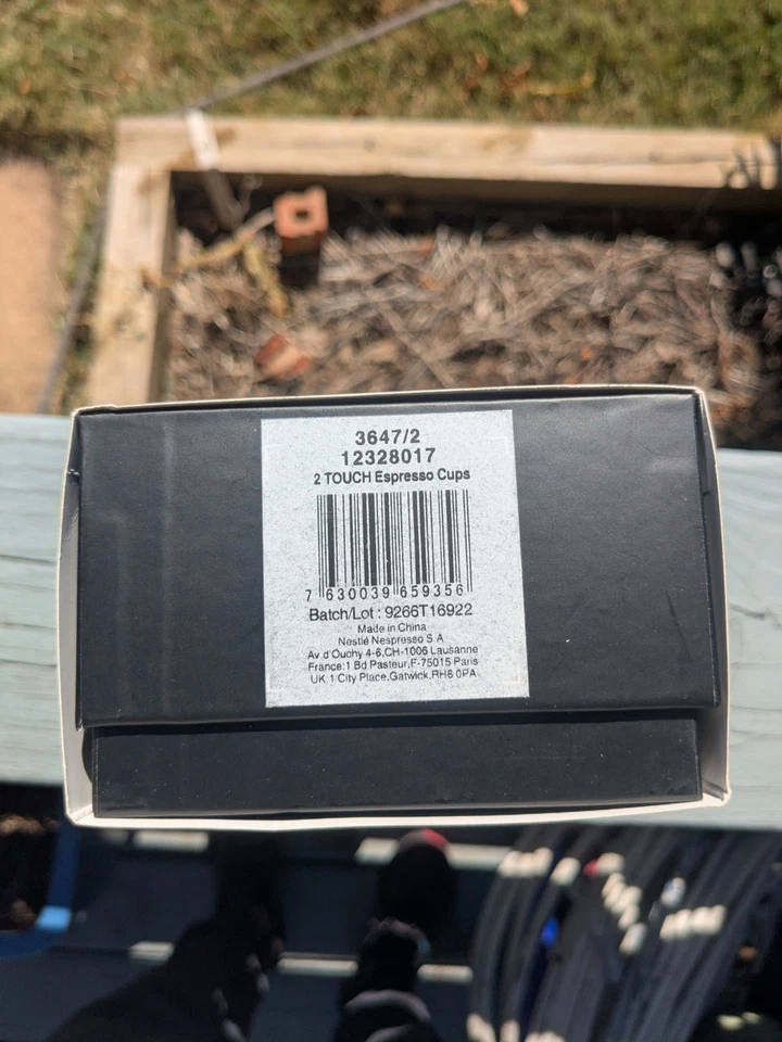 Vasos de chupito Nespresso Touch negro 80 ml TAMAÑO ESPRESSO ¡Geckeler Michels! Foto 3 de 3