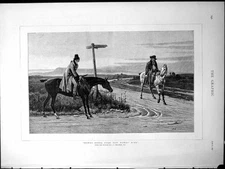 Old ?Hawks Dinna Pyke Out Hawks E'En? From Picture J.C. Dollman Horse