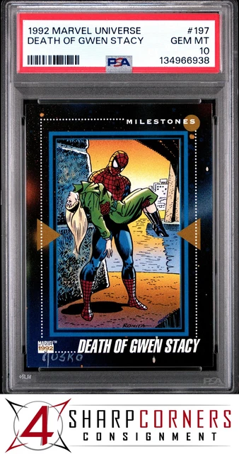 1992 Marvel Universe #197 Death of Gwen Stacy PSA 10