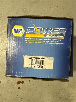 #ad #ad Napa Power Premium Plus Alternator 213 9686 Remanufactured $70.00