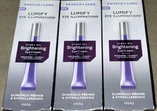 (3) Bausch + Lomb Lumify Brightening Eye Cream Hydra-Gel, 0.5oz Each ~NEW Sealed