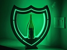 Dom Perignon Zielona lampa LED Butelka Wyświetlacz Stojak Prezenter butelek FABRYCZNIE NOWA