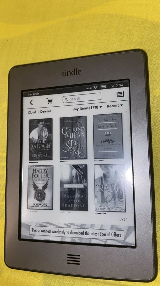 Amazon Kindle Touch D01200 eReader – Works Great – No Backlight – WiFi - Image 2 of 4