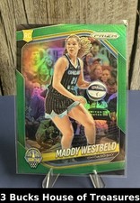 2025 Panini Prizm Maddy Westbeld #138 Green Prizm RC Chicago Sky
