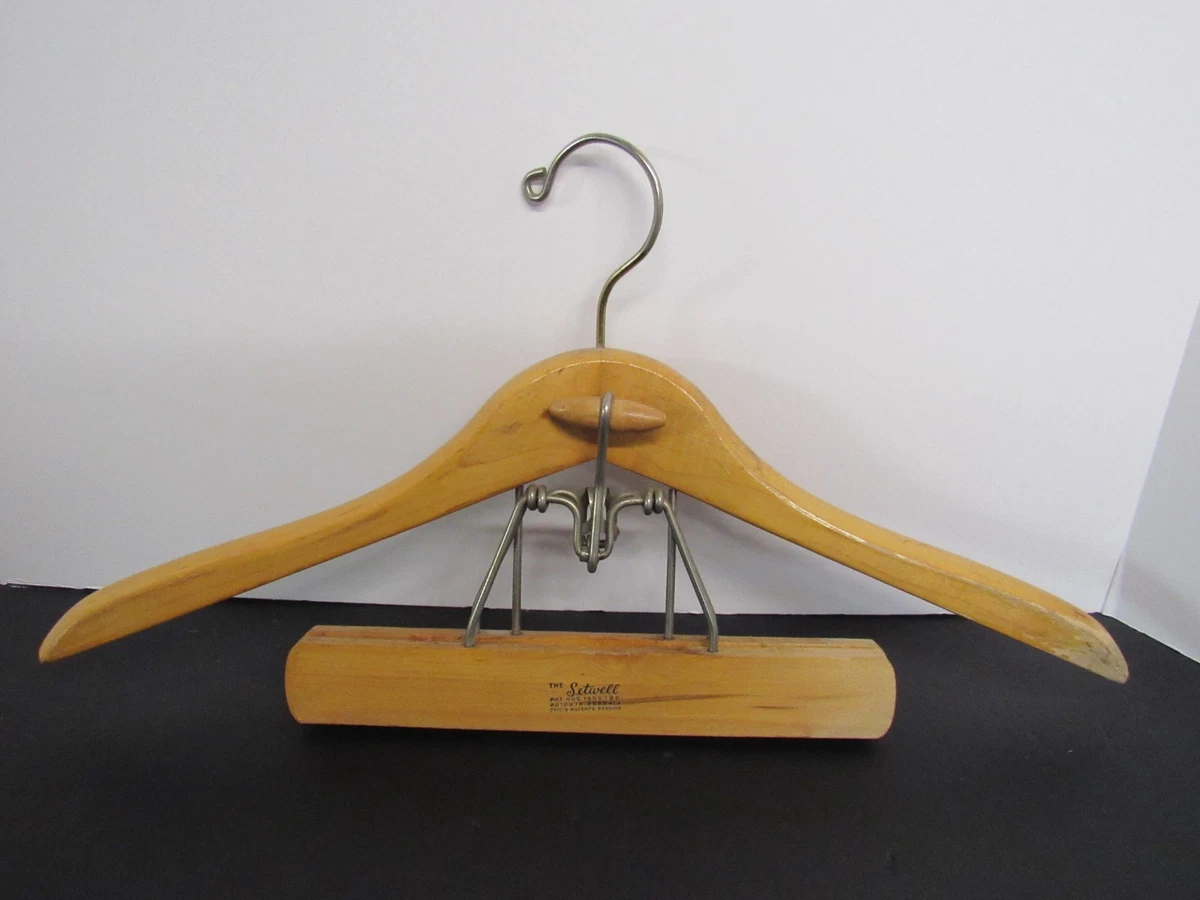 1950s Wooden Clothes Hangers | eBay