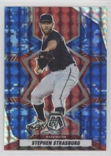 2022 Panini Mosaic Blue Camo Mosaic Prizm Stephen Strasburg #176 0b3