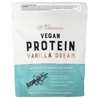 Vegan Protein, Vanilla Dream, 1.15 lb (520 g)