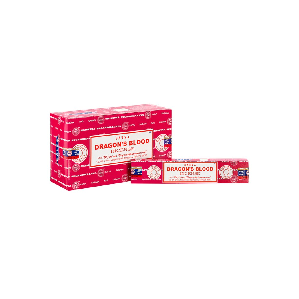 Satya Grey Champa Dragon's Blood Incense Stick, 12 Count, - Image 3