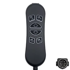 6 Button 7 Pin Lift Chair Remote Replaces HHC HSW306 Power Recliner Hand Control
