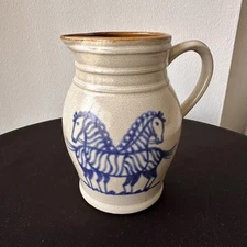 Prestige Place Pottery Pitcher Copy Museum of American Folk Art, Made in Japan