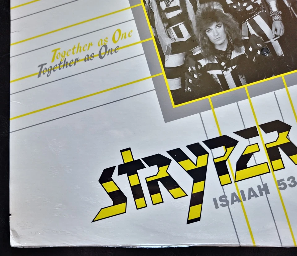 STRYPER,TOGETRHER AS ONE-1985 ORIGINAL US PRESSING-12" SINGLE NEW SEALED VINYL - Image 4 of 4
