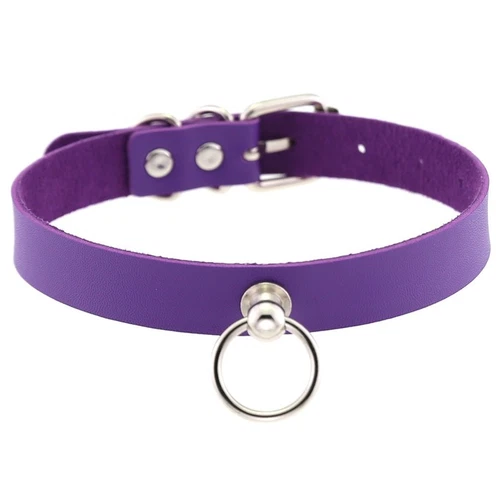 Nuevo Collar Gargantilla Estilo Harajuku Punk Accesorios Cuero con Colgante Collar - Imagen 13 de 39