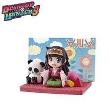 RE-MENT Hunter x Hunter DesQ Desktop HUNTER 5 Mini Figure Toy Alluka Card Stand