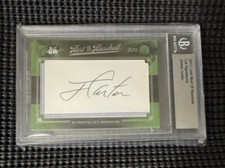 2011 Leaf Best Of Baseball Jimmy Carter Cut Signatures Autograph Auto