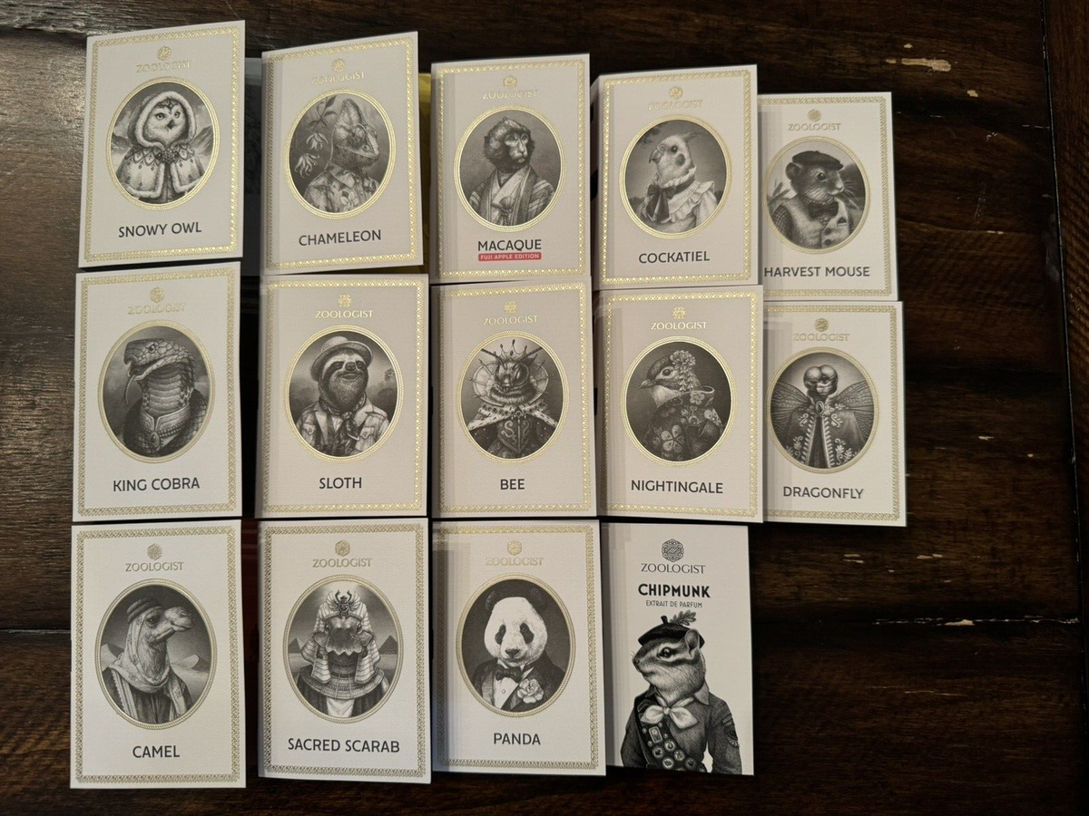 Zoologist Fragrance Perfume Sample Spray 1.5 ml / 0.05 oz New