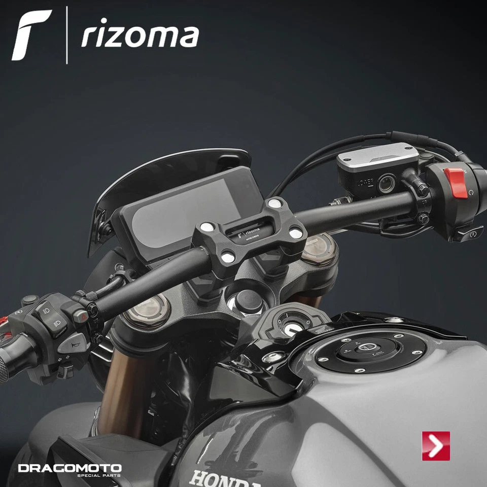 Ducati Monster 821 ABS 2014-2017 Drag Bar Handlebar RIZOMA MA015B Black - Image 2 of 4