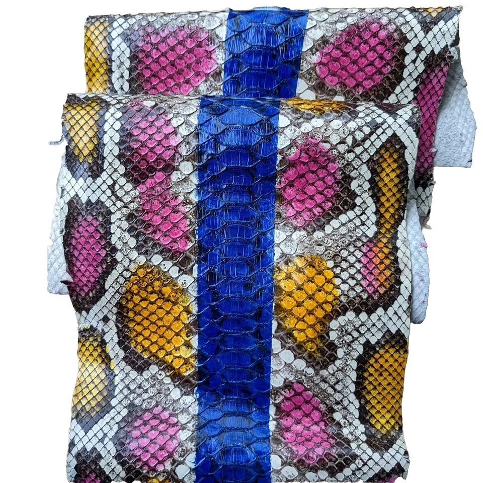 Genuine Python Leather Piece Size 35 x 189cm - Image 2 of 4