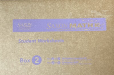 Saxon Math K Consumable Student Worksheets 24-Student Refill Box #2 of 4 ONLY
