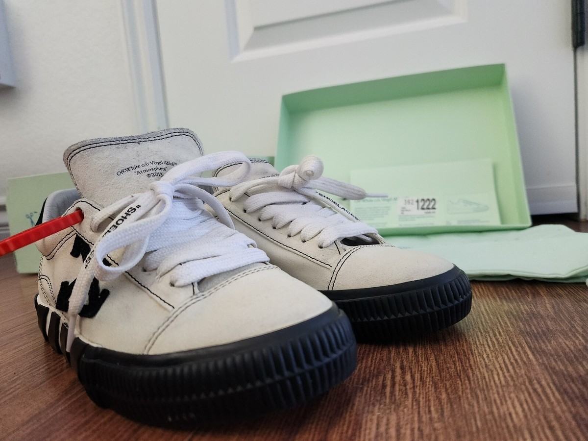 Off-White Virgil Abloh Arrow Low Vulcanized Stripe Low WHITE Women