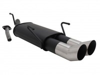 Novus Sportauspuff +Abe 2X90Mm D-T-M Stahl FüR Opel Astra G Caravan-G/T98