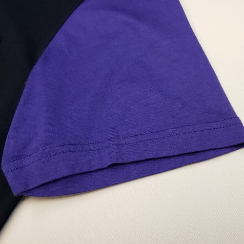 Ted Baker T-Shirt Pocket Size 3 SMALL Black Purple Mens Regular Cotton 100% - Picture 8 of 13