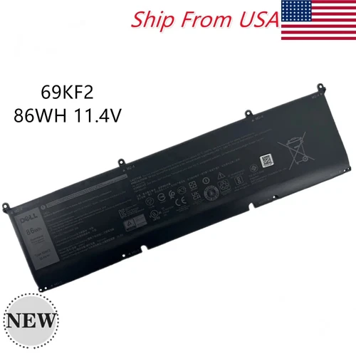 NEW Genuine Dell OEM 69KF2 Battery 85W XPS 15 9500 9520 Precision 5550 5560 5570