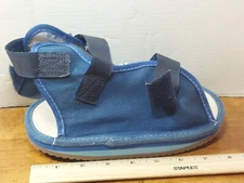 Foot Brace Post-Op Surgery Shoe Blue Brace Stability Black Size S