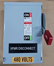 GE TH3361R 30A 600VAC Fusible disconnect