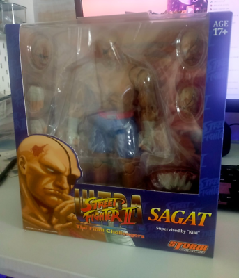 Storm CollectiblesストリートファイターII サガット 1/12 Storm Collectibles Street Fighter II Sagat 1/12 PVC Action
