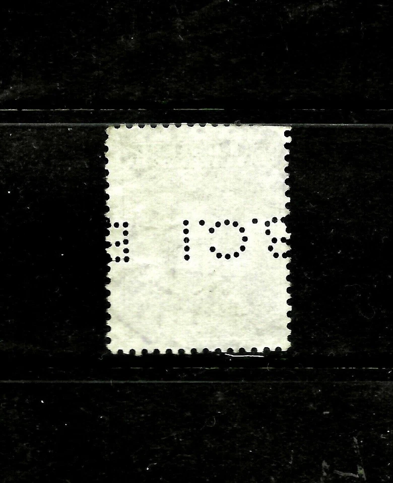 Rare Italy 1917, Italian Colonies-China Tientsin 6c on 15c, "B.C.I." Perfin, U - Image 2 of 2