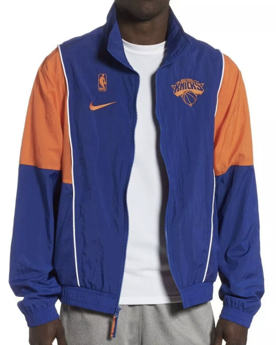 Nike New York Knicks Retro NBA Tracksuit Jacket Windbreaker Nike New York Knicks Retro NBA Tracksuit Jacket Windbreaker